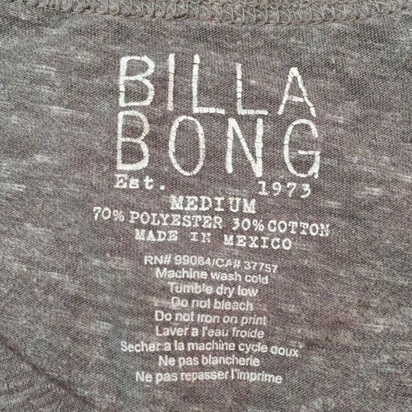 BillaBong Gray women’s tank top - Picture 2 of 3